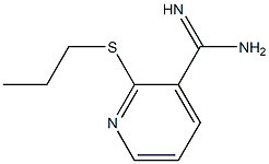 2-(propylsulfanyl)pyridine-3-carboximidamide Structure