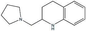 2-(pyrrolidin-1-ylmethyl)-1,2,3,4-tetrahydroquinoline Structure