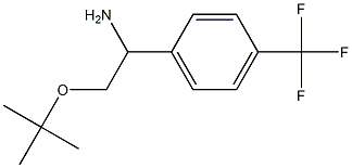 2-(tert-butoxy)-1-[4-(trifluoromethyl)phenyl]ethan-1-amine 구조식 이미지