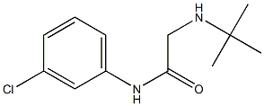 2-(tert-butylamino)-N-(3-chlorophenyl)acetamide Structure