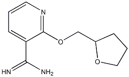 2-(tetrahydrofuran-2-ylmethoxy)pyridine-3-carboximidamide Structure