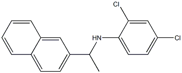 2,4-dichloro-N-[1-(naphthalen-2-yl)ethyl]aniline 구조식 이미지