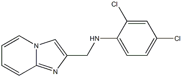 2,4-dichloro-N-{imidazo[1,2-a]pyridin-2-ylmethyl}aniline 구조식 이미지