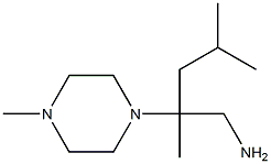 2,4-dimethyl-2-(4-methylpiperazin-1-yl)pentan-1-amine 구조식 이미지