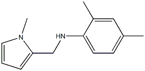 2,4-dimethyl-N-[(1-methyl-1H-pyrrol-2-yl)methyl]aniline Structure