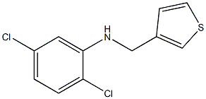 2,5-dichloro-N-(thiophen-3-ylmethyl)aniline 구조식 이미지