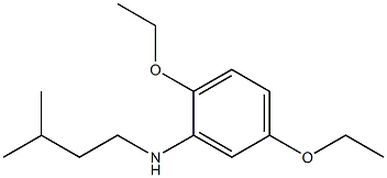 2,5-diethoxy-N-(3-methylbutyl)aniline 구조식 이미지