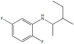 2,5-difluoro-N-(3-methylpentan-2-yl)aniline Structure