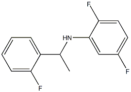 2,5-difluoro-N-[1-(2-fluorophenyl)ethyl]aniline 구조식 이미지