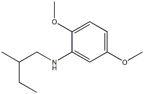 2,5-dimethoxy-N-(2-methylbutyl)aniline 구조식 이미지