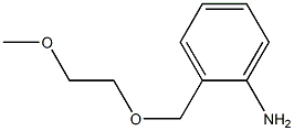 2-[(2-methoxyethoxy)methyl]aniline Structure
