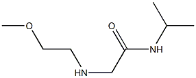 2-[(2-methoxyethyl)amino]-N-(propan-2-yl)acetamide Structure