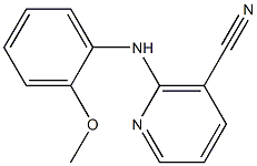 2-[(2-methoxyphenyl)amino]nicotinonitrile 구조식 이미지