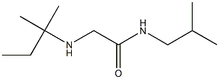 2-[(2-methylbutan-2-yl)amino]-N-(2-methylpropyl)acetamide Structure