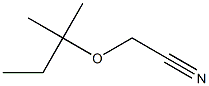 2-[(2-methylbutan-2-yl)oxy]acetonitrile Structure