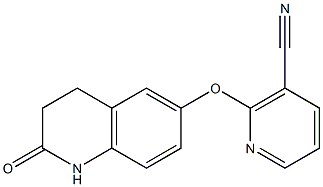 2-[(2-oxo-1,2,3,4-tetrahydroquinolin-6-yl)oxy]nicotinonitrile Structure
