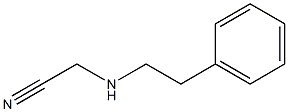 2-[(2-phenylethyl)amino]acetonitrile Structure