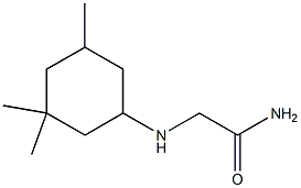 2-[(3,3,5-trimethylcyclohexyl)amino]acetamide 구조식 이미지