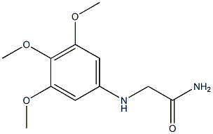 2-[(3,4,5-trimethoxyphenyl)amino]acetamide Structure