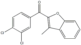 2-[(3,4-dichlorophenyl)carbonyl]-3-methyl-1-benzofuran Structure