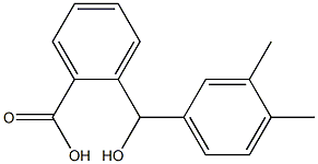 2-[(3,4-dimethylphenyl)(hydroxy)methyl]benzoic acid 구조식 이미지