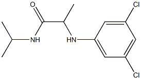 2-[(3,5-dichlorophenyl)amino]-N-(propan-2-yl)propanamide Structure