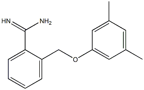 2-[(3,5-dimethylphenoxy)methyl]benzenecarboximidamide Structure