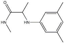 2-[(3,5-dimethylphenyl)amino]-N-methylpropanamide Structure