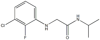 2-[(3-chloro-2-fluorophenyl)amino]-N-(propan-2-yl)acetamide Structure