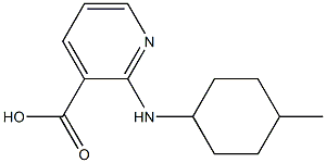 2-[(4-methylcyclohexyl)amino]pyridine-3-carboxylic acid Structure