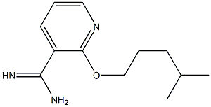 2-[(4-methylpentyl)oxy]pyridine-3-carboximidamide Structure