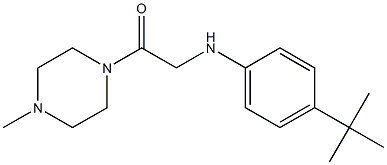 2-[(4-tert-butylphenyl)amino]-1-(4-methylpiperazin-1-yl)ethan-1-one Structure