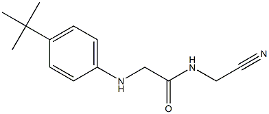 2-[(4-tert-butylphenyl)amino]-N-(cyanomethyl)acetamide 구조식 이미지