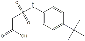 2-[(4-tert-butylphenyl)sulfamoyl]acetic acid 구조식 이미지