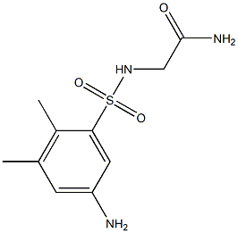 2-[(5-amino-2,3-dimethylbenzene)sulfonamido]acetamide Structure