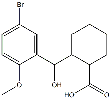 2-[(5-bromo-2-methoxyphenyl)(hydroxy)methyl]cyclohexane-1-carboxylic acid 구조식 이미지