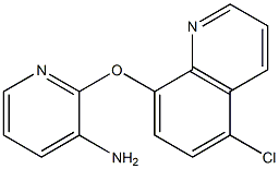 2-[(5-chloroquinolin-8-yl)oxy]pyridin-3-amine 구조식 이미지