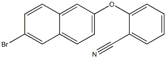 2-[(6-bromonaphthalen-2-yl)oxy]benzonitrile 구조식 이미지