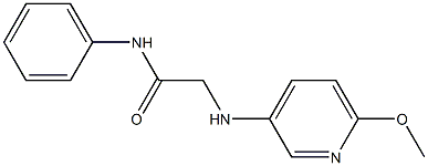 2-[(6-methoxypyridin-3-yl)amino]-N-phenylacetamide 구조식 이미지