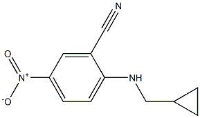 2-[(cyclopropylmethyl)amino]-5-nitrobenzonitrile Structure