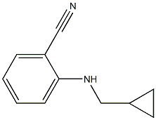 2-[(cyclopropylmethyl)amino]benzonitrile Structure