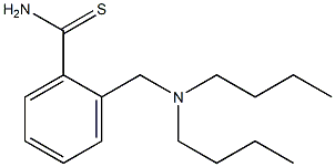 2-[(dibutylamino)methyl]benzene-1-carbothioamide 구조식 이미지