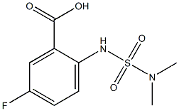 2-[(dimethylsulfamoyl)amino]-5-fluorobenzoic acid Structure