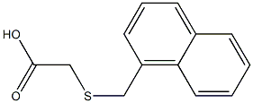 2-[(naphthalen-1-ylmethyl)sulfanyl]acetic acid Structure