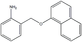 2-[(naphthalen-1-yloxy)methyl]aniline 구조식 이미지