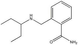 2-[(pentan-3-ylamino)methyl]benzamide 구조식 이미지