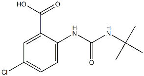 2-[(tert-butylcarbamoyl)amino]-5-chlorobenzoic acid Structure