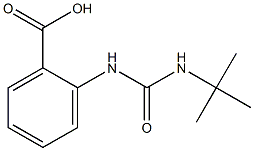 2-[(tert-butylcarbamoyl)amino]benzoic acid 구조식 이미지