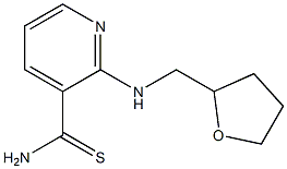 2-[(tetrahydrofuran-2-ylmethyl)amino]pyridine-3-carbothioamide 구조식 이미지