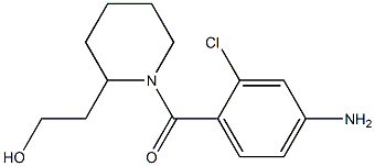 2-[1-(4-amino-2-chlorobenzoyl)piperidin-2-yl]ethanol Structure